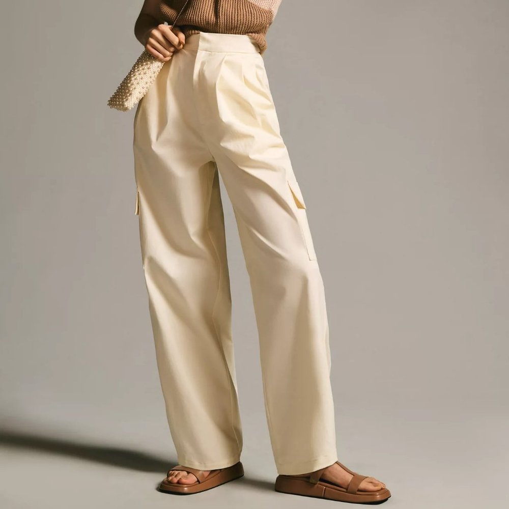 Du Paradis Anthropologie Cotton Utility Chino Pants